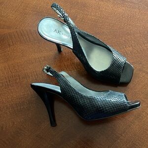 AK Peep toe Sling backs